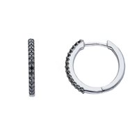 Orecchini Babila Milano Donna For You in Oro Diamante Black 0.12 Ct 254013 - 254013